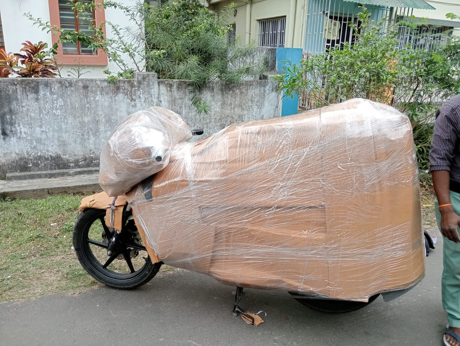 Organized storage of packed goods
